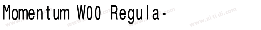 Momentum W00 Regula字体转换 Momentum W00 Regula字体转换